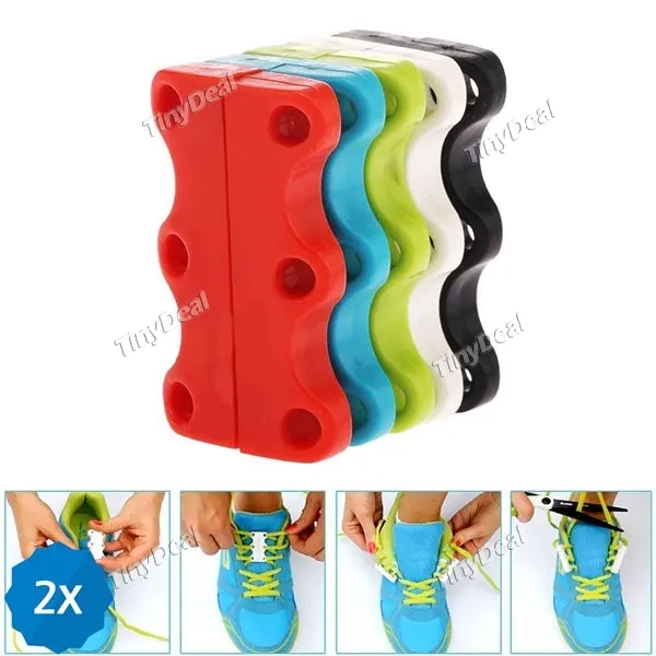 2PCs Sneakers Magnetic Shoe Buckles Casual Magnetic Shoe Laces Closure Buckles No-Tie Shoelace Buckles