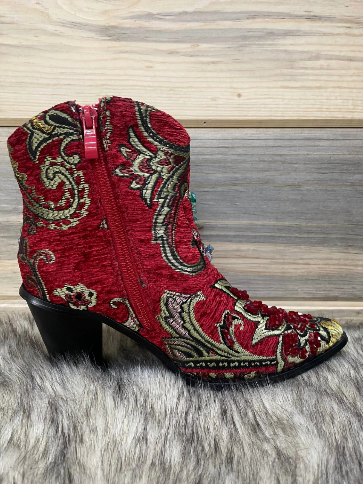 Ankle Length Bling Boots