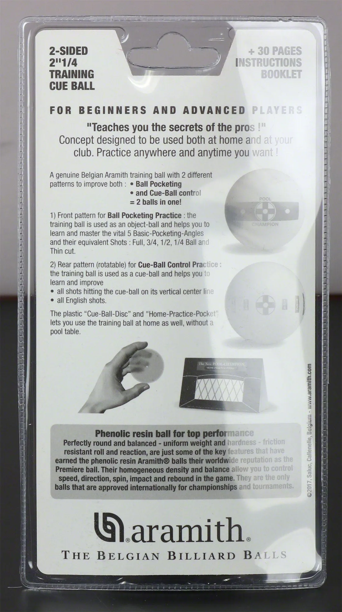 Aramith Pool Champion Training Ball