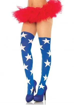 Blue Super Star Tights (Women's)