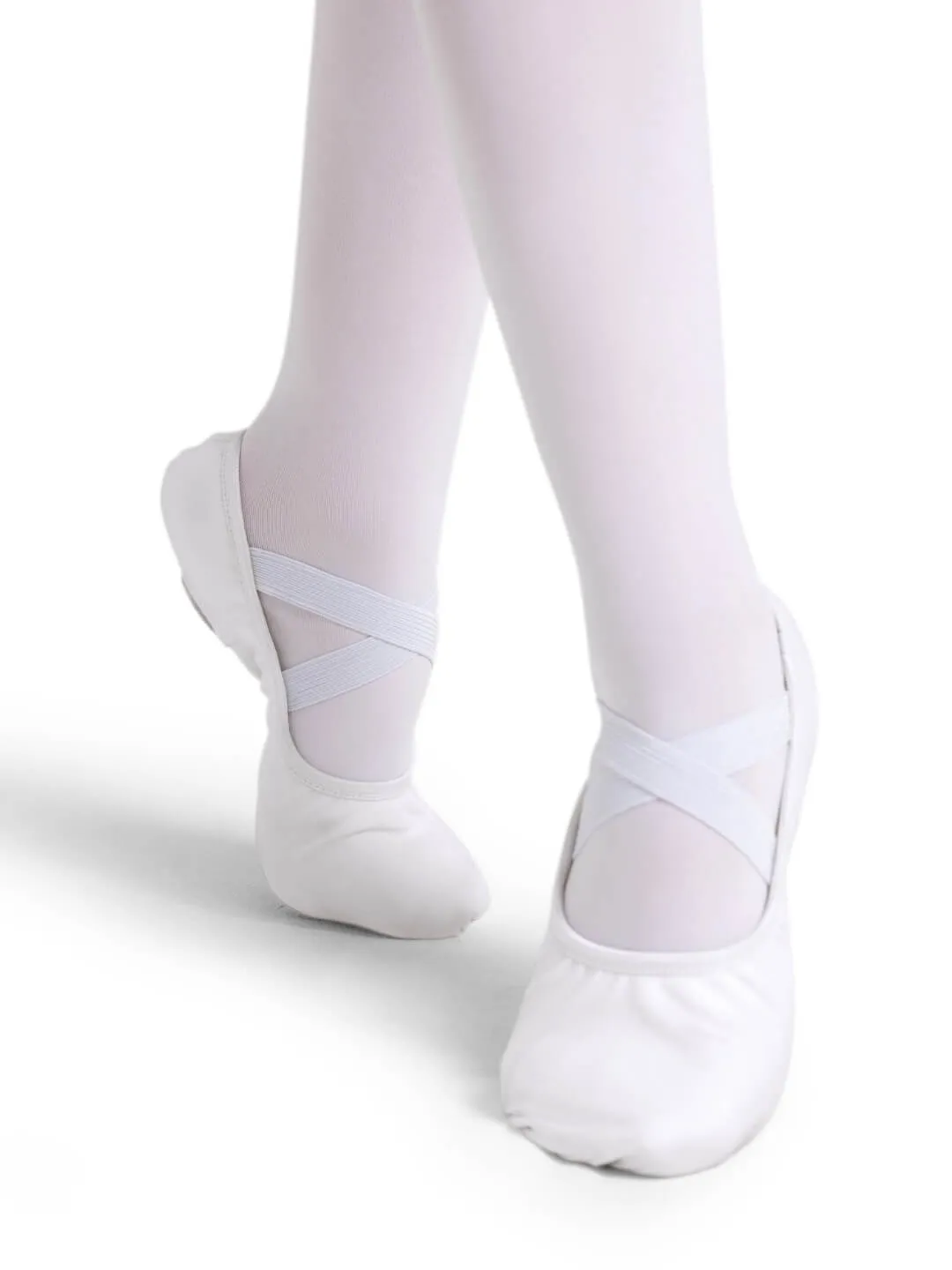 Capezio 2037W Stretch Canvas Split-Sole Hanami Adult WHITE Ballet Shoe