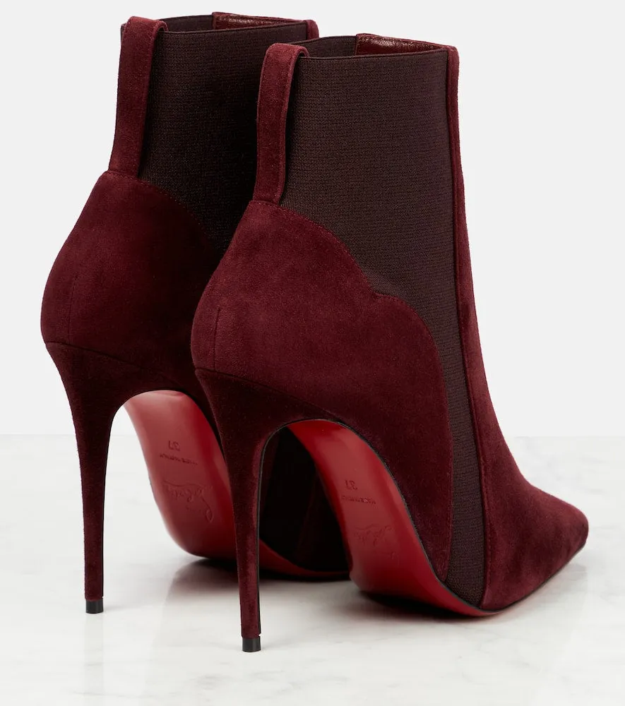 Christian Louboutin Chelsea Chick suede ankle boots