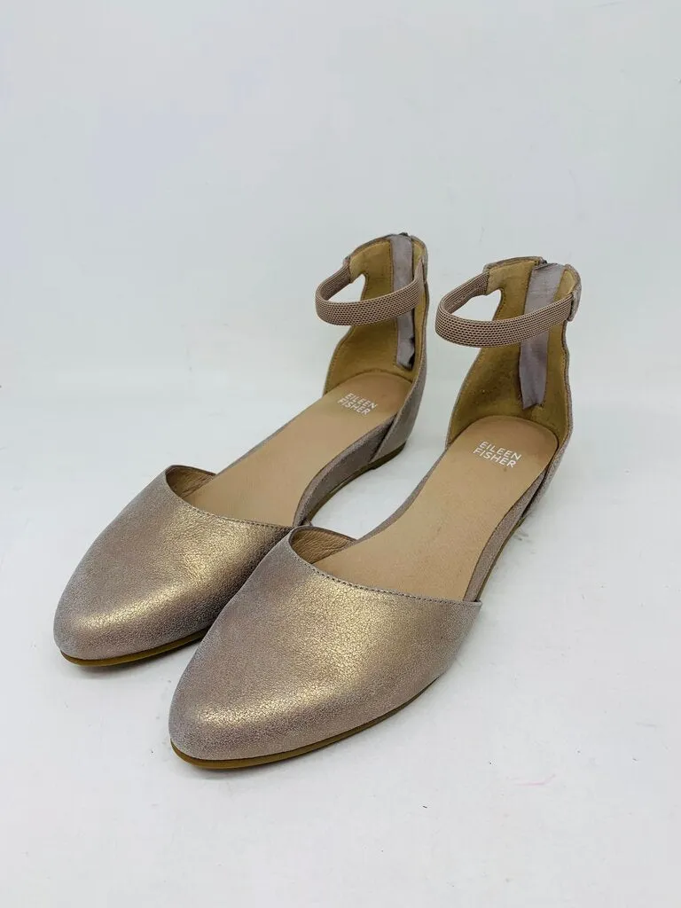 Eileen Fisher Flats Gold 8.5