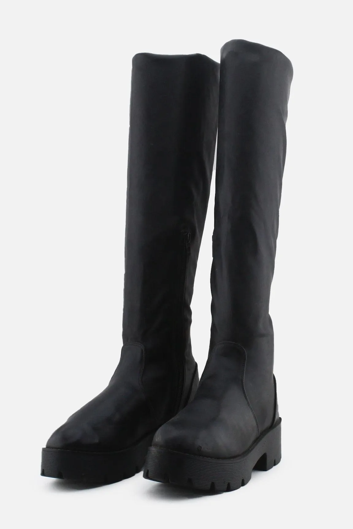 European Brand Zipper Over The knee Boots | 100% Authentic Leather