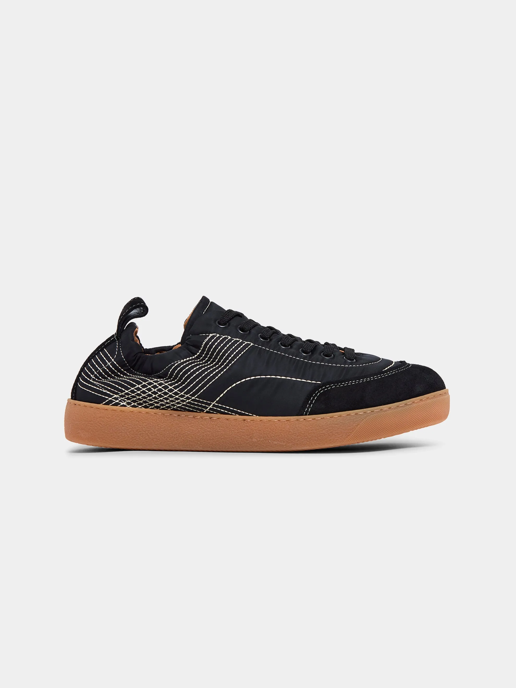 Lace Up Sneaker (Black)