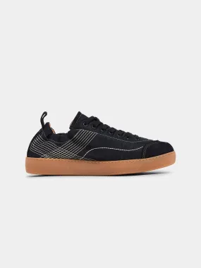 Lace Up Sneaker (Black)
