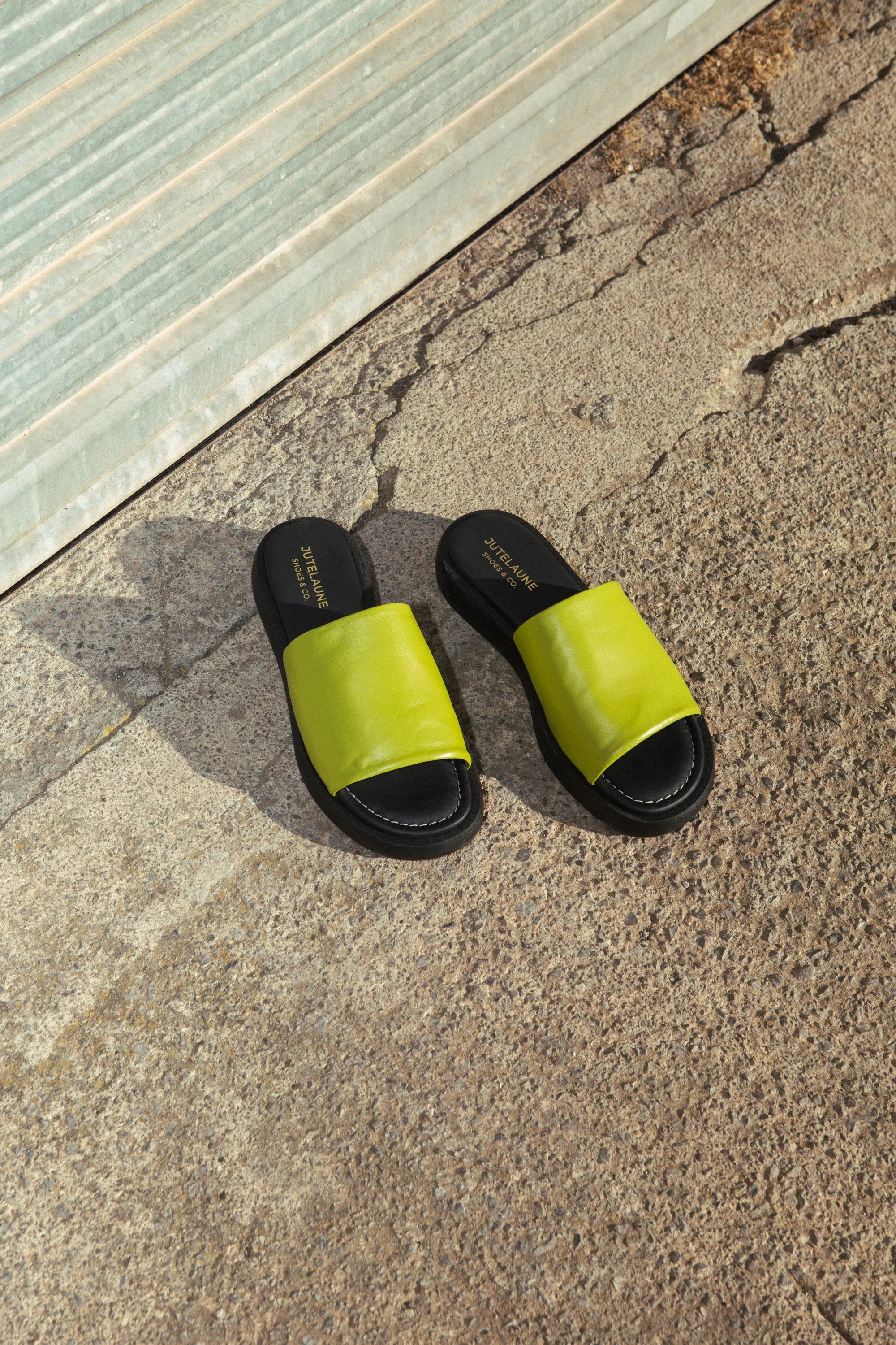 Madison Electric Green Sandal