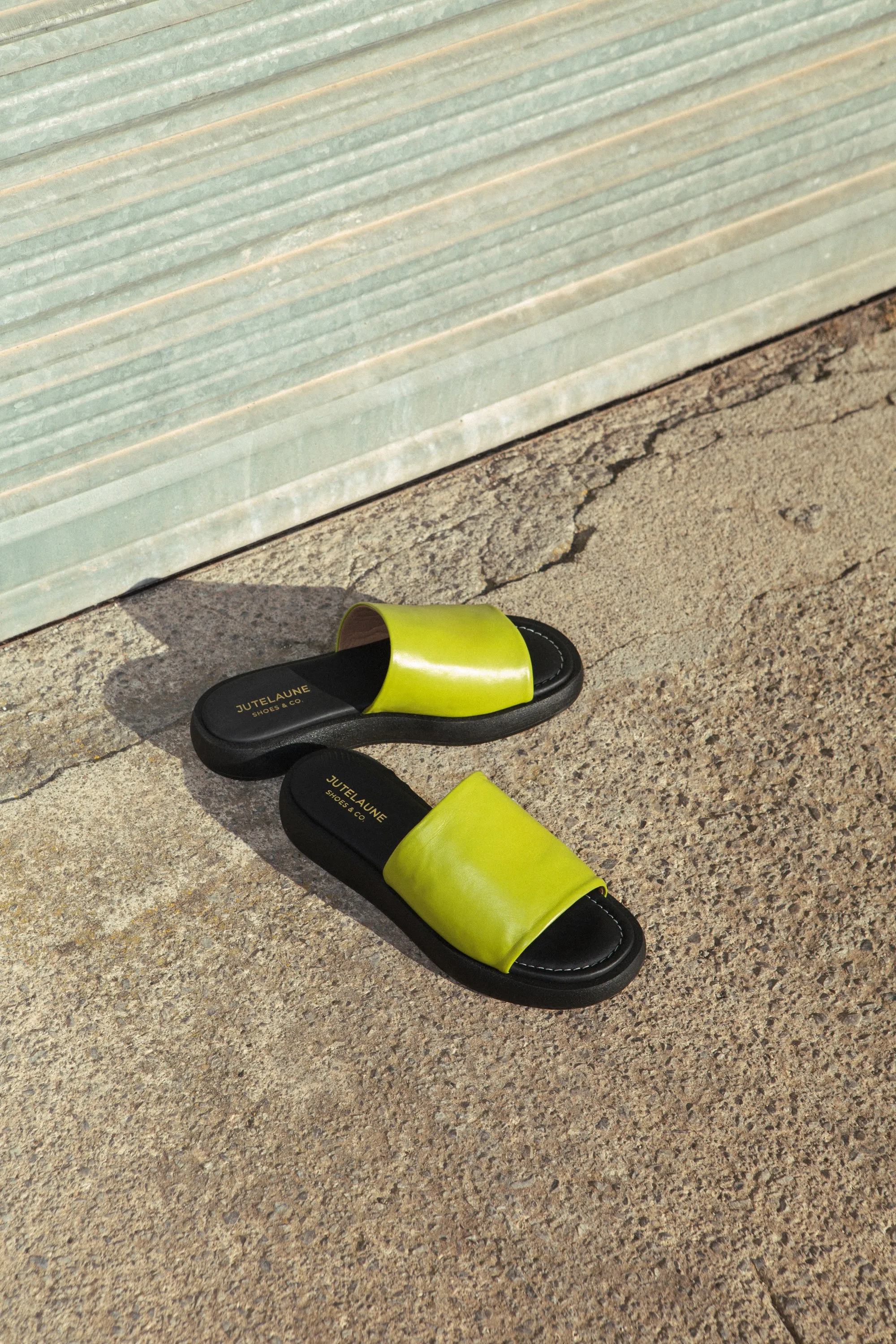 Madison Electric Green Sandal