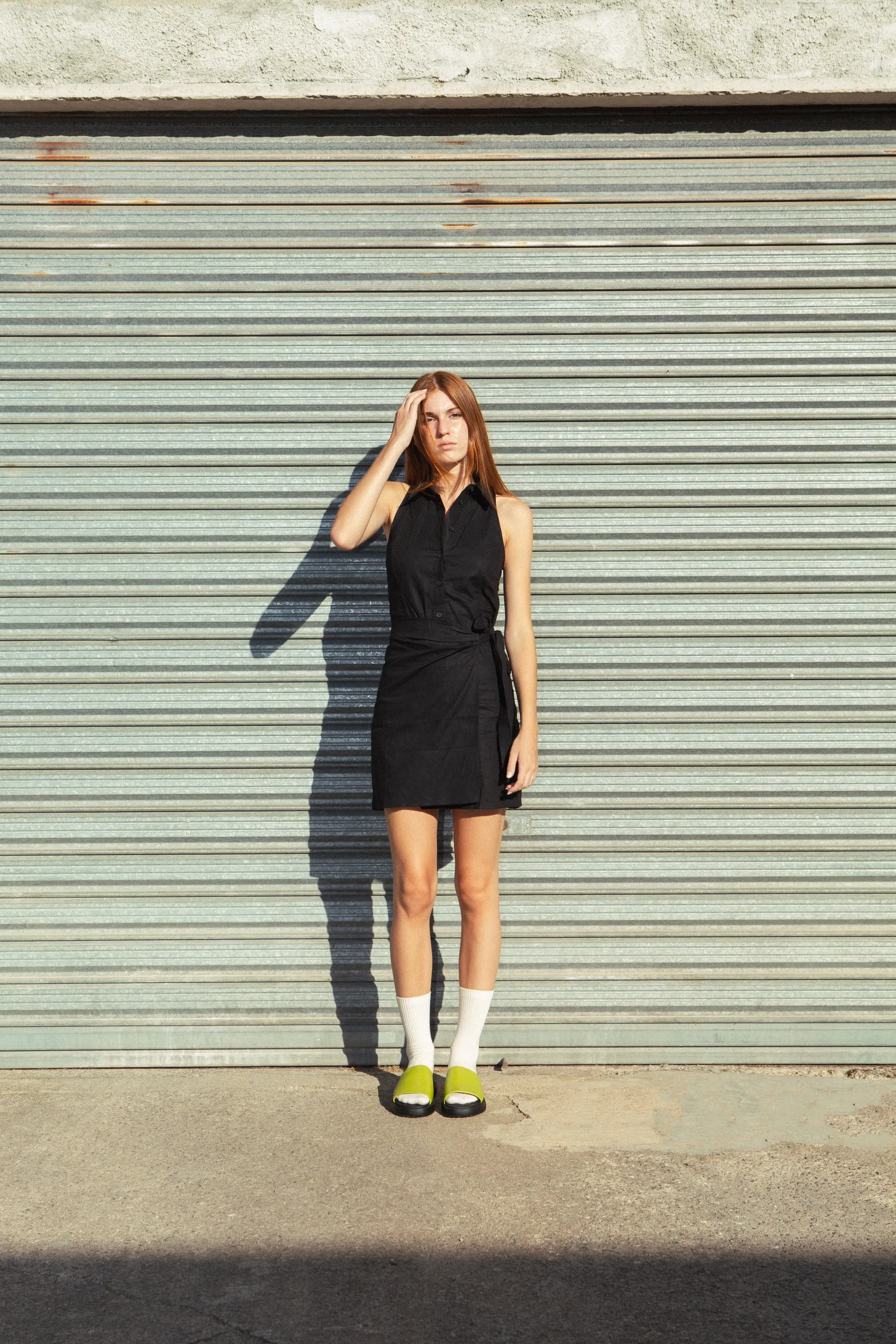 Madison Electric Green Sandal