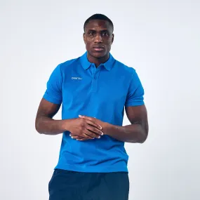 Omnitau Men's Team Sports Organic Cotton Polo - Royal Blue