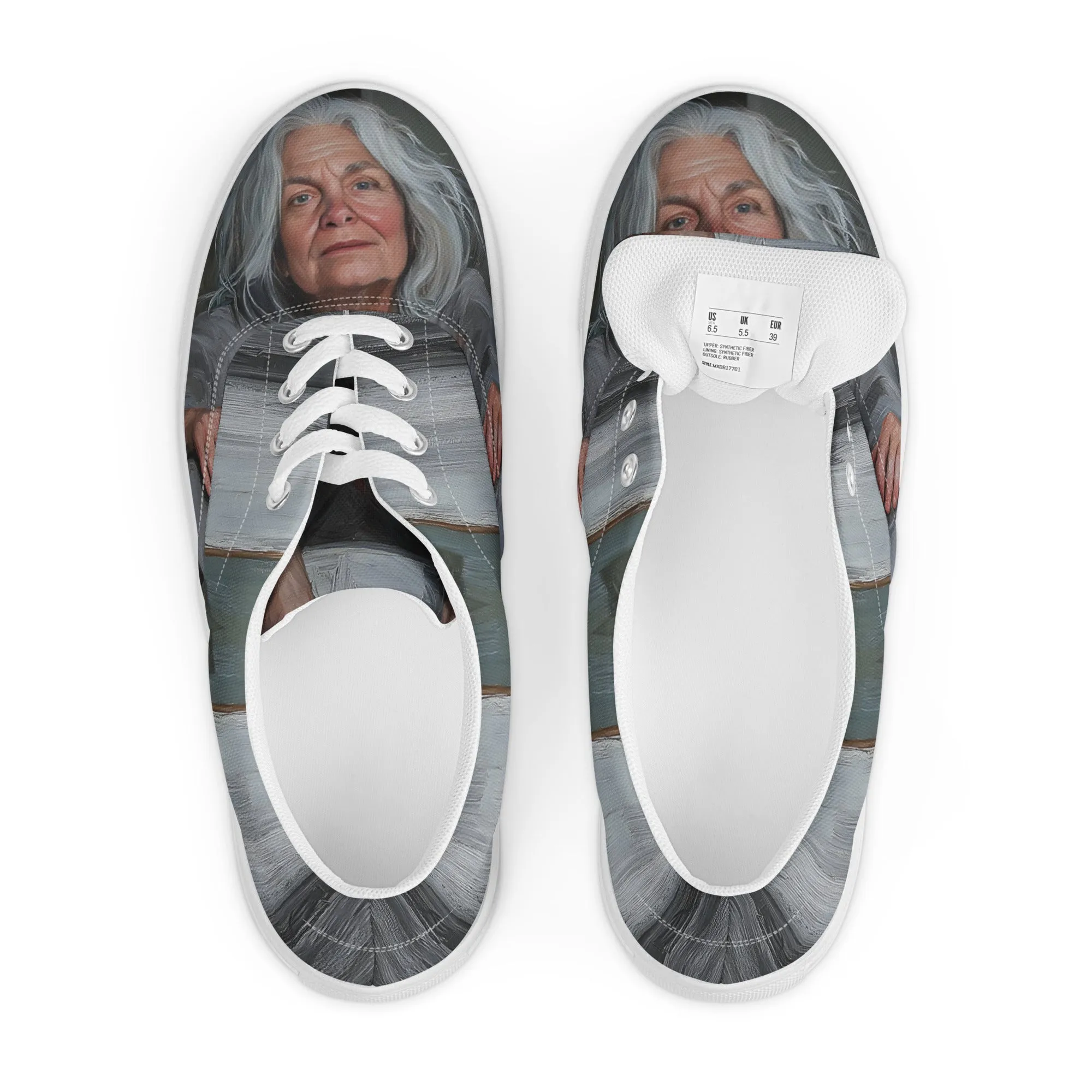 Silent Joy Women’s lace-up canvas shoes