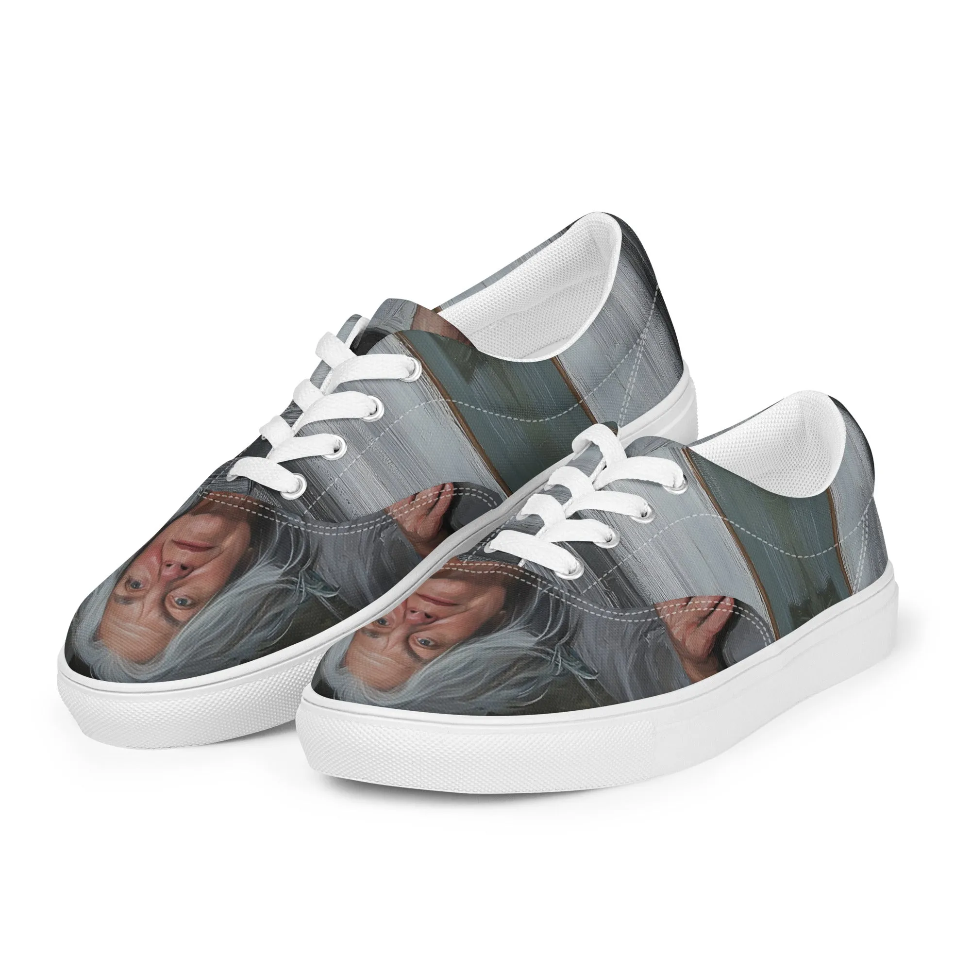 Silent Joy Women’s lace-up canvas shoes