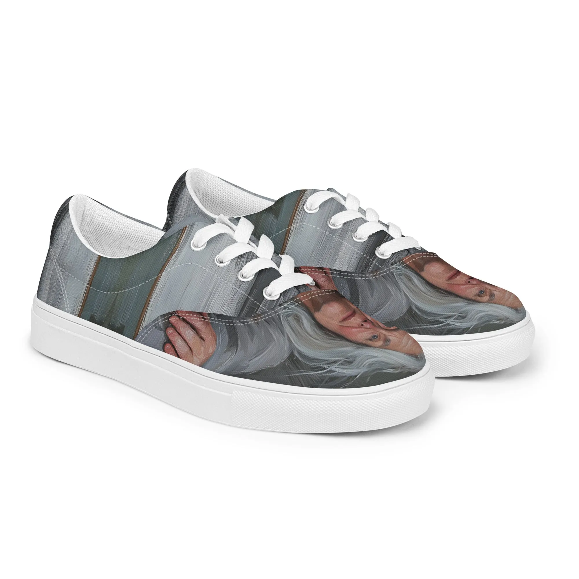 Silent Joy Women’s lace-up canvas shoes