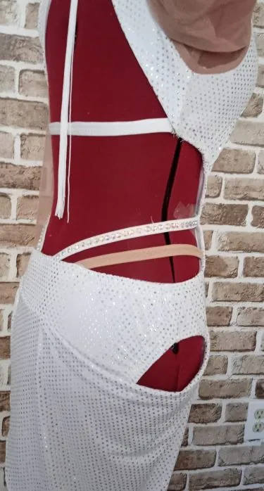 Skyla -- Women's Latin Rhythm Dress -- White
