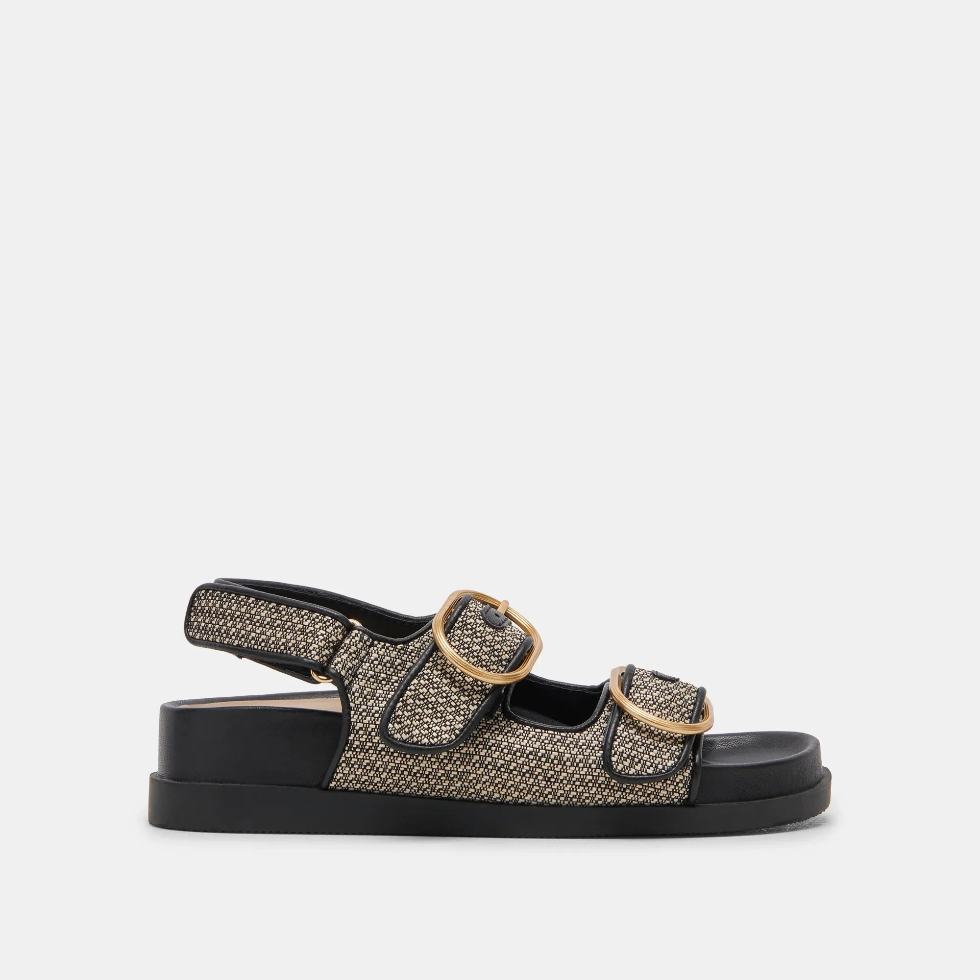 Starla Woven Sandal in Black Multi