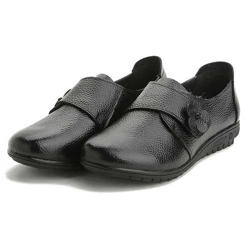 Women Leather Flat Loafers